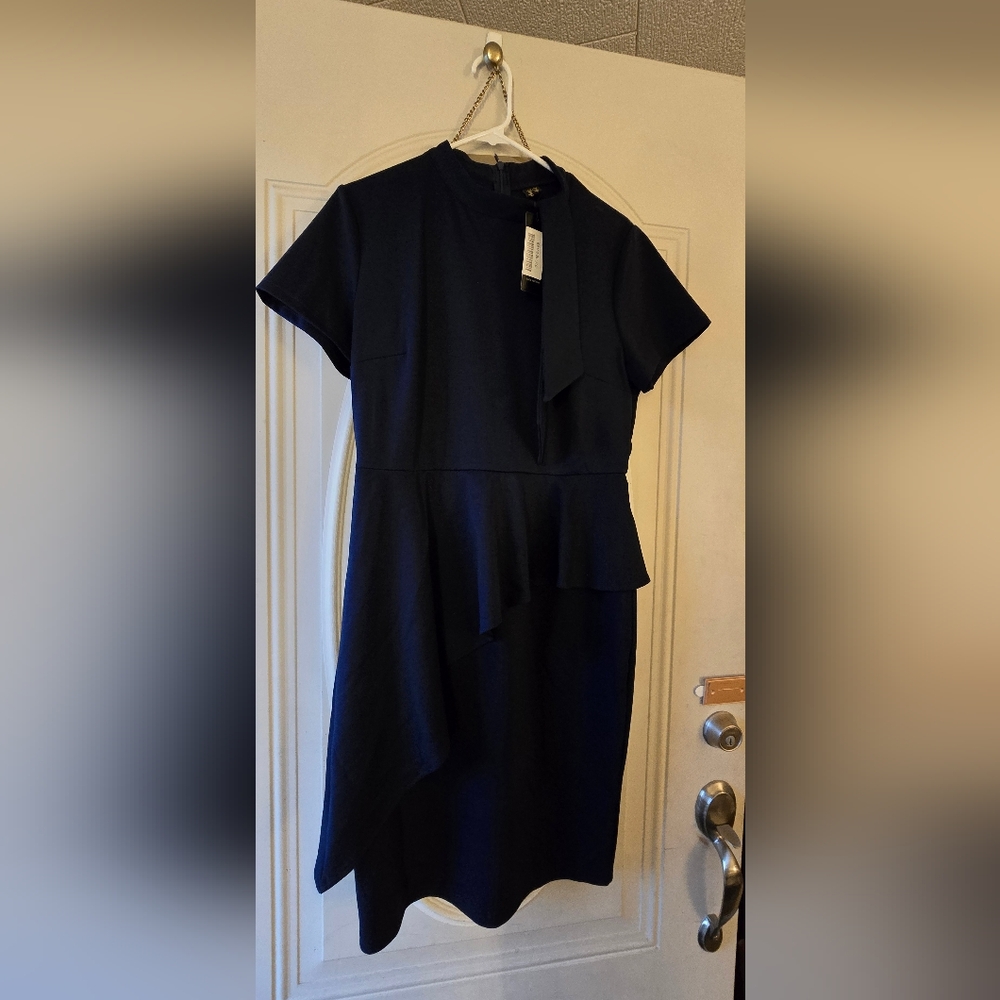 Elegant Navy Blue Dress